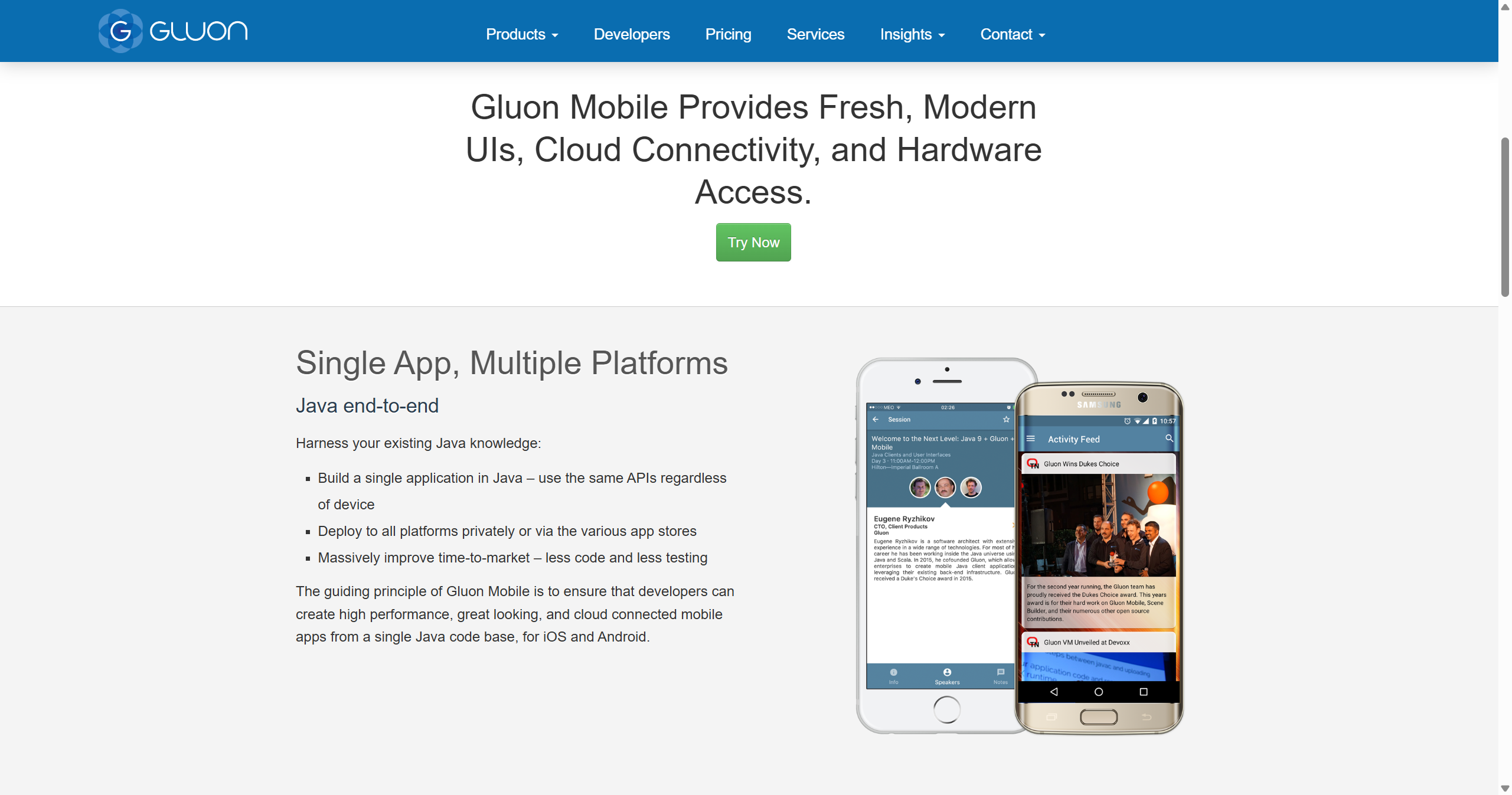 Gluon Mobile